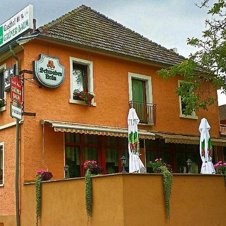 Hotel Gruener Baum Neckargerach Esterno foto